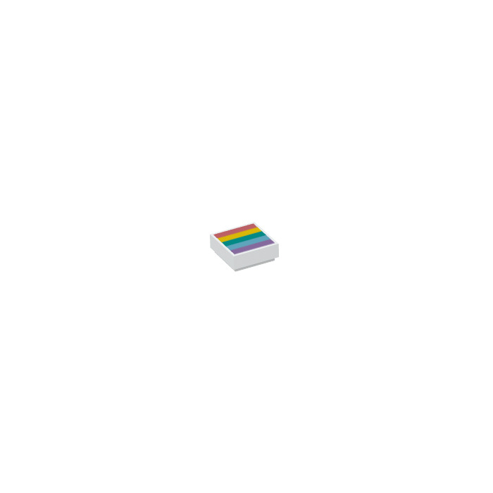 LEGO Tile 1 x 1 with Rainbow with Groove (3070 / 48272) | Brick Owl ...