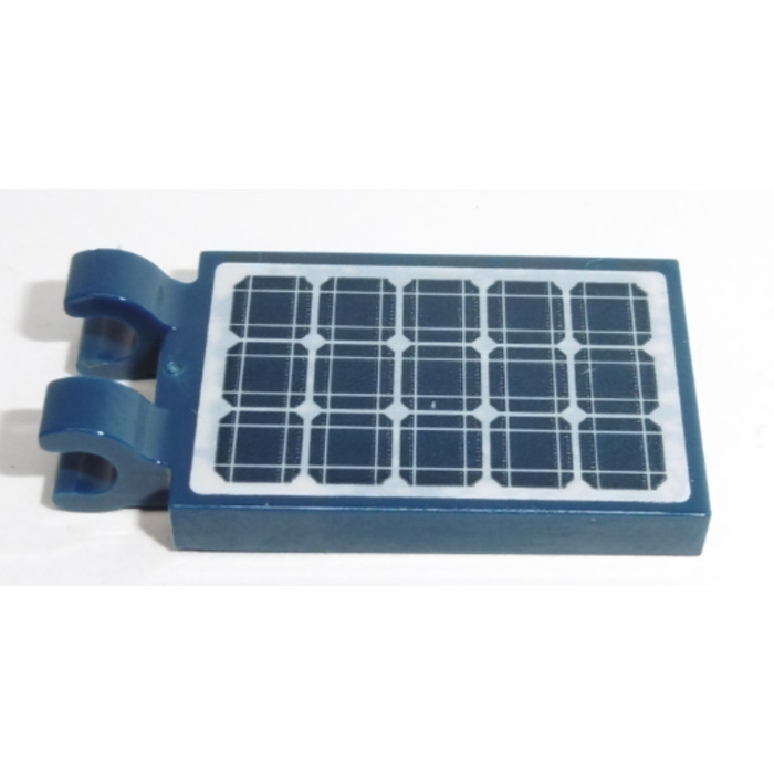 LEGO 2 x 3 with Horizontal Clips Solar Panel Sticker (Thick Open 'O' Clips) (30350) | Brick Owl -