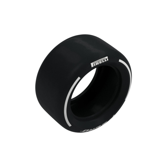LEGO Tire Ø81.6 x 44 Smooth with White 'PIRELLI' and 'P ZERO