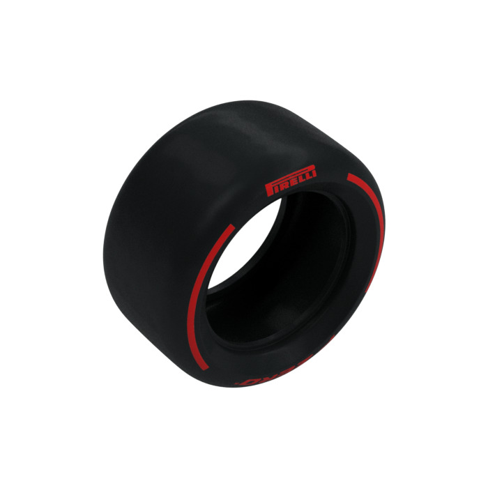 LEGO Tire Ø81.6 x 44 with Red 'PIRELLI' and 'P ZERO' (4410