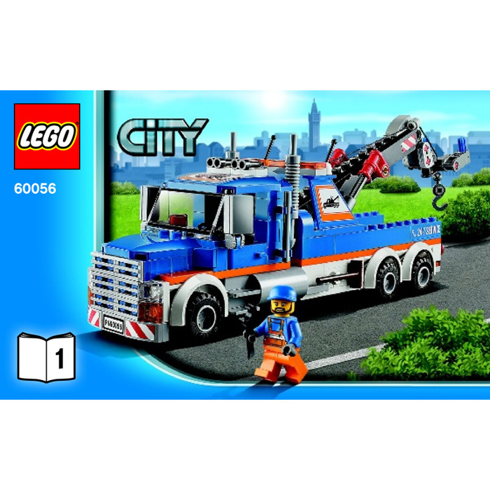 LEGO Tow truck Set 60056 Instructions | Brick Owl - LEGO Marketplace