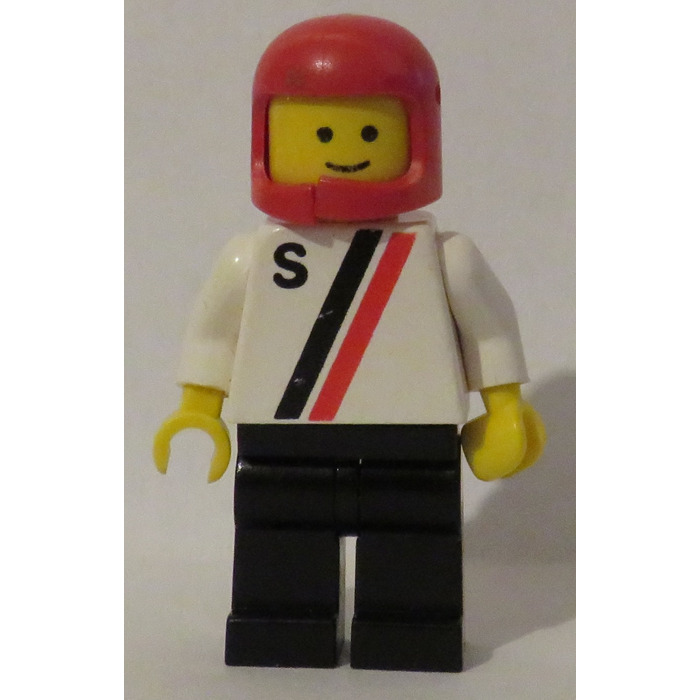 LEGO 2 X PERSONNAGE minifigur Classic Town ouvrier Noir ovr013 de Set 6395 