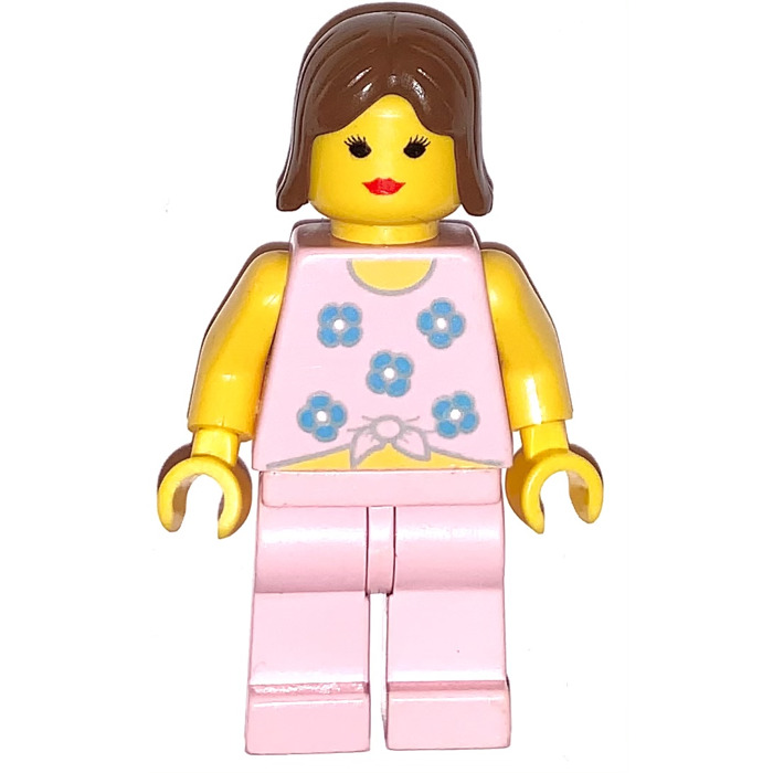*NEW* Lego Pink Shirt w Necklace Torso Yellow Arms Body Minifigures Figure x 1 