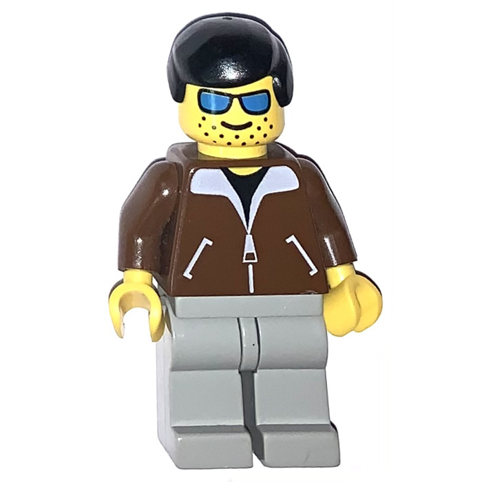 Classic Town Jacket Brown Brown Cruiser game003 Lego Minifigures 
