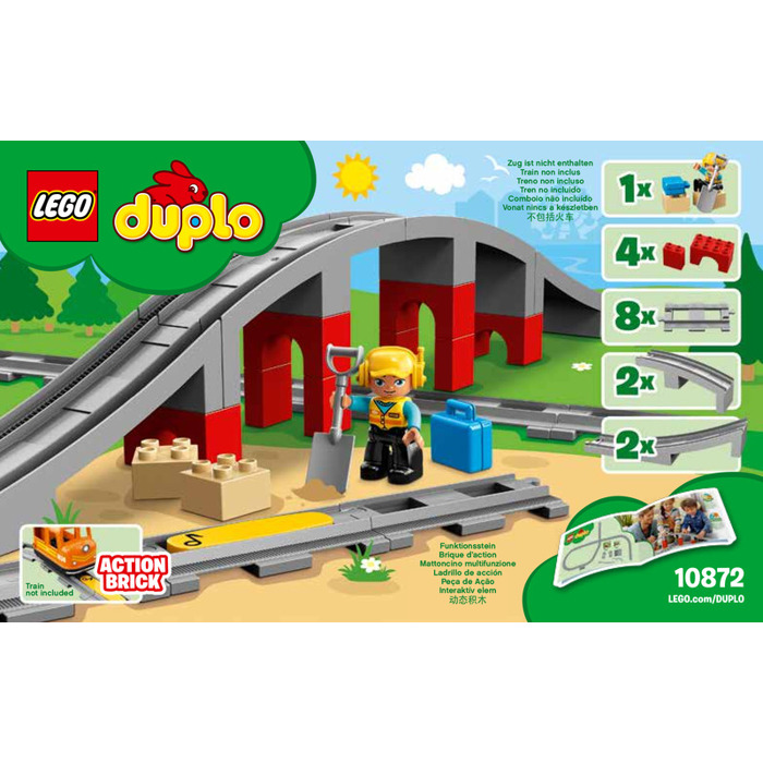 Laboratorium heroisk Bøje LEGO Train Bridge and Tracks Set 10872 Instructions | Brick Owl - LEGO  Marketplace