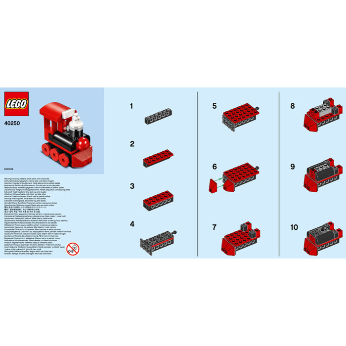 LEGO Zug Monatlicher Gebaut 40250 Pe-Beutel Neu 