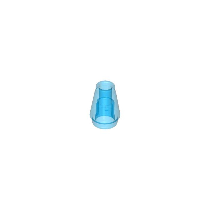 4589 15 Piece K1 # LEGO Brick 1x1 Cone Purple Transparent 