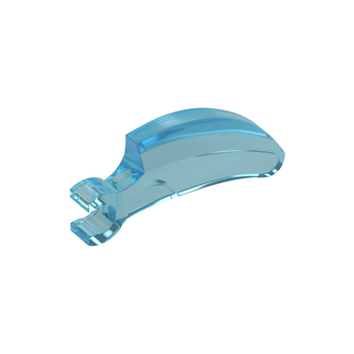 LEGO Transparent Light Blue Claw with Clip (Curved) (16770