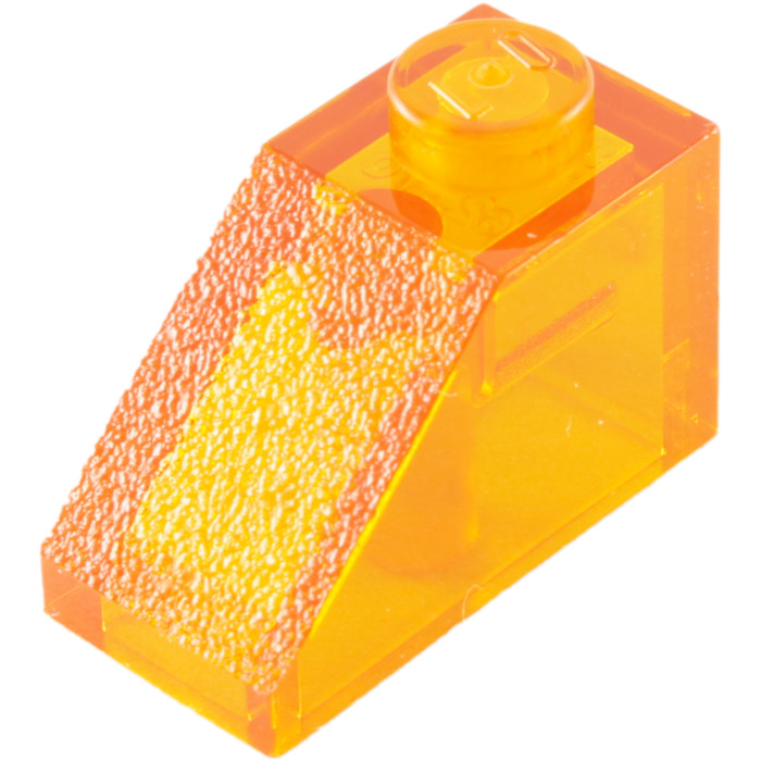 LEGO Dachstein 45° 2 x 1 3040 transparent-orange 10 x neu 