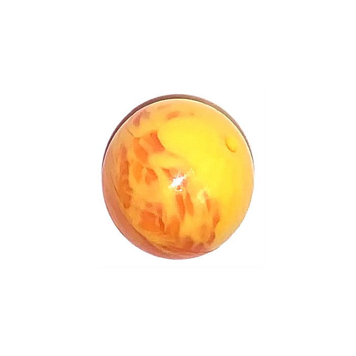LEGO Transparent Orange Technic Bionicle Ball 16.5 mm with Marbled ...