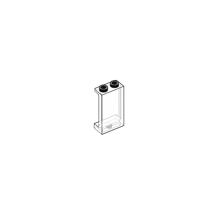 LEGO Panel 1 x 2 x 3 with Shower caddy Sticker with Side Supports - Hollow  Studs (35340)