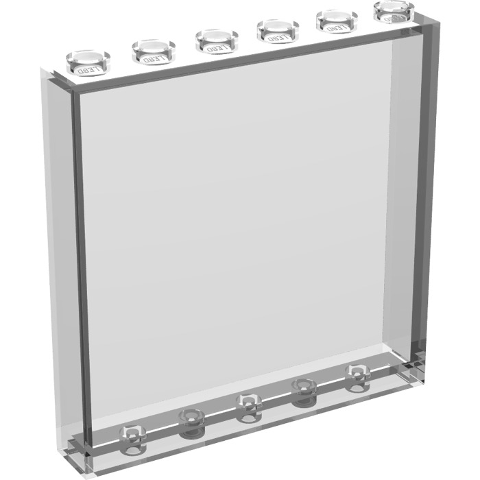 Window 35286 Transparent Panel 1 x 6 x 5 Building Details about   2 x Genuine LEGO® Wall 