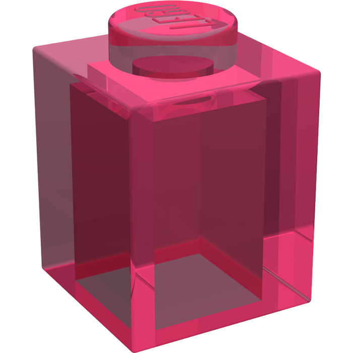 Lego Transparent Pink Brick 1x1 10 pieces NEW!!! 