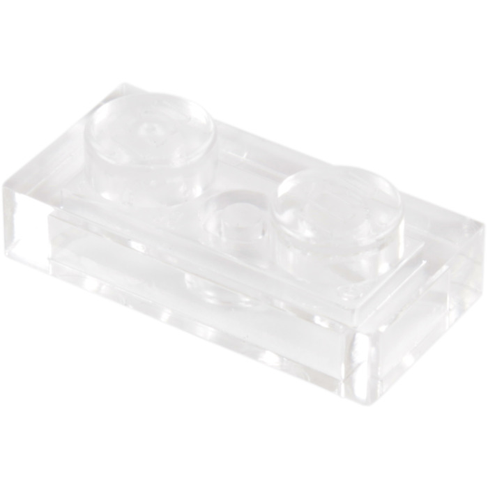 LEGO 28653 3023 Plate 1x2 Transparent clear x20 ** 