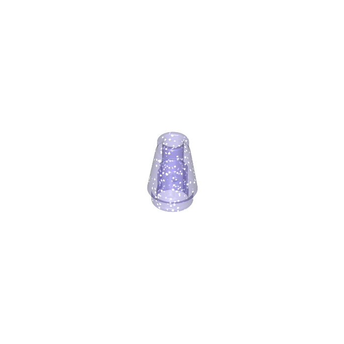 100 Purple Translucent Clear 1x1 Cone LEGO NEW Bulk Lot