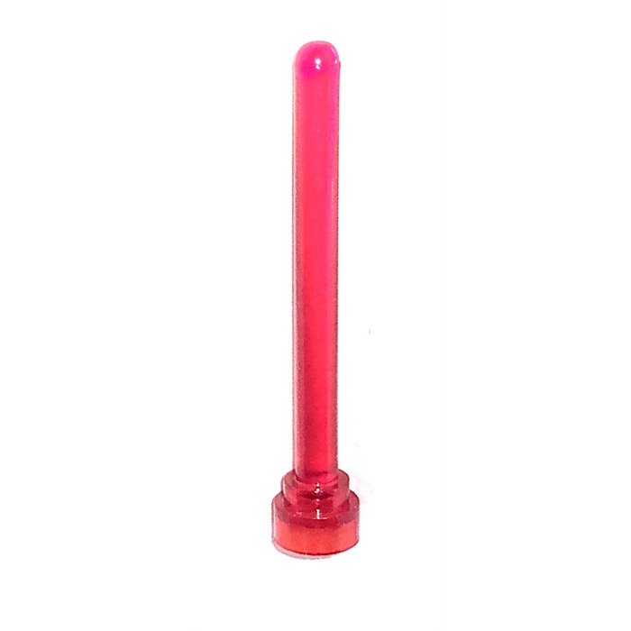 LEGO Classic Trans Red Antenna Translucent 1x4 Pole Space