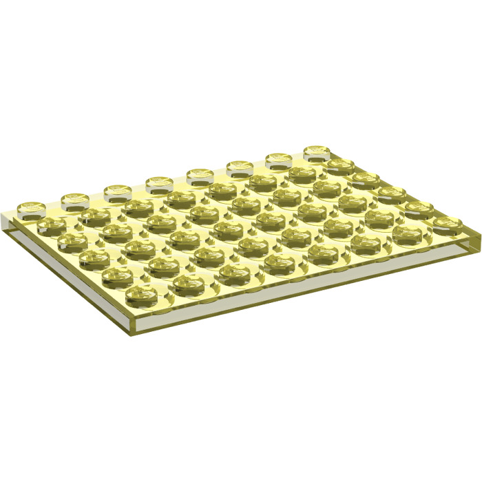 46-84 Lego Space Classic Platte 6x8 Transparent gelb Basic Brick 