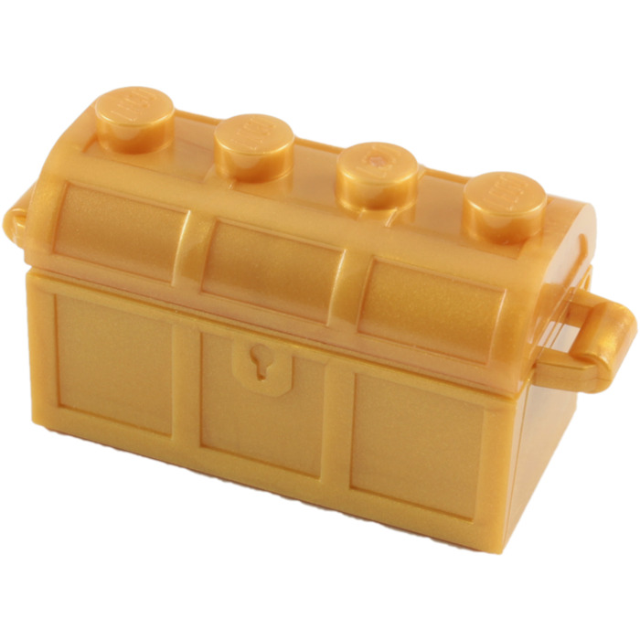 Lego 4738ac 1x coffre à trésor / Treasure Chest New Neuf Reddish Brown 