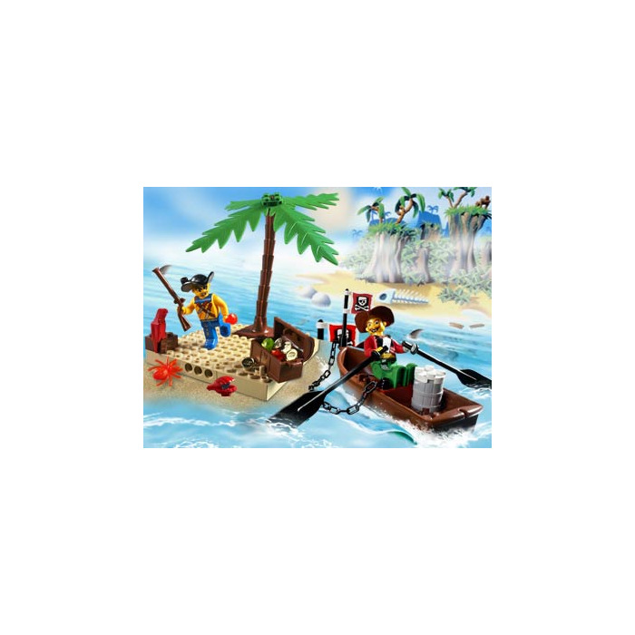 21301 Piraten Ruderboot Rowing Boat Rotbraun Reddish Brown Neu Lego® 2551 