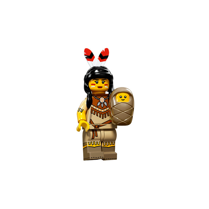 ☀️NEW Lego Boy Girl Minifig LONG Black HAIR Headband Male Indian figure 