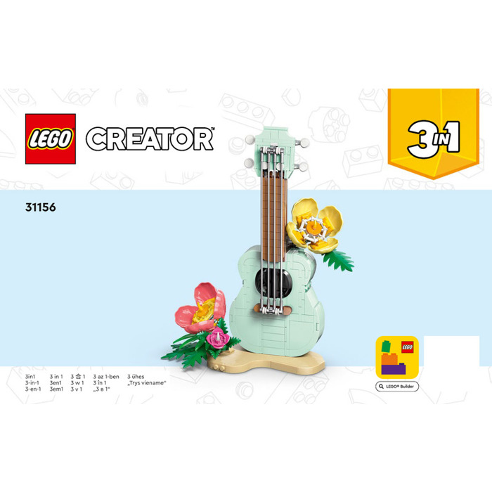 LEGO Tropical Ukulele Set 31156 Instructions Set | Brick Owl - LEGO ...