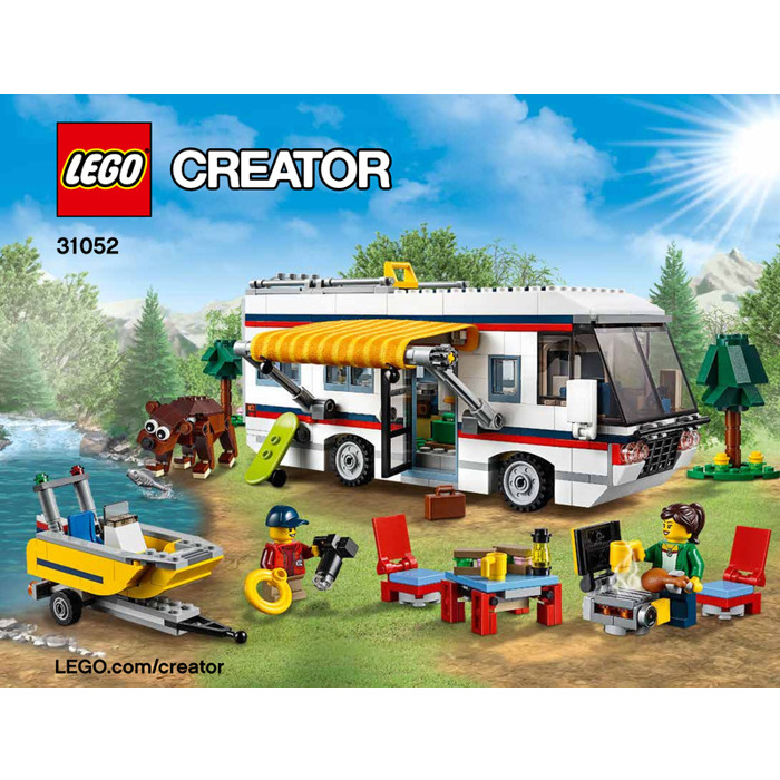 Lego best sale camper instructions