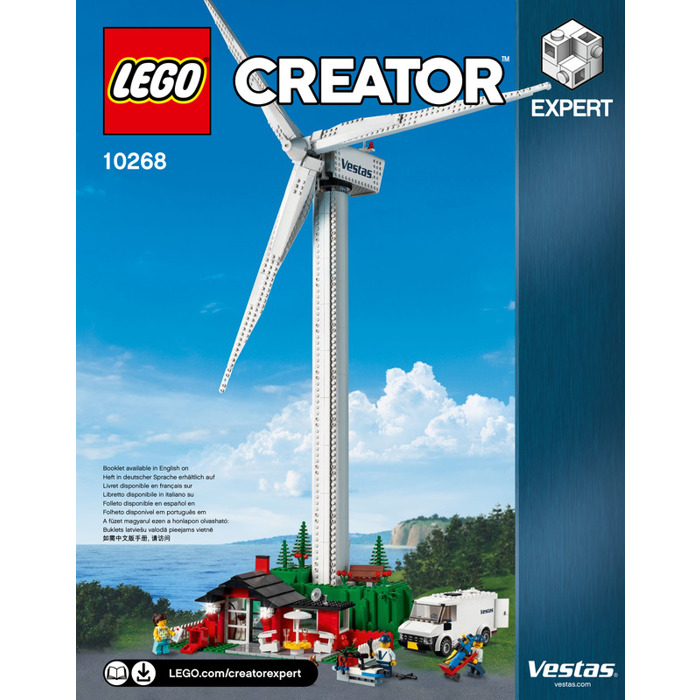 pasta Arrowhead Cornwall LEGO Vestas Wind Turbine Set 10268 Instructions | Brick Owl - LEGO  Marketplace