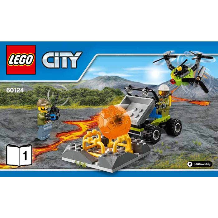 LEGO Volcano Exploration Base 60124 Instructions | Brick Owl - LEGO Marketplace