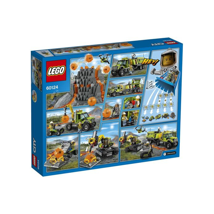 LEGO Volcano Exploration Base 60124 Packaging | Brick Owl - LEGO Marché