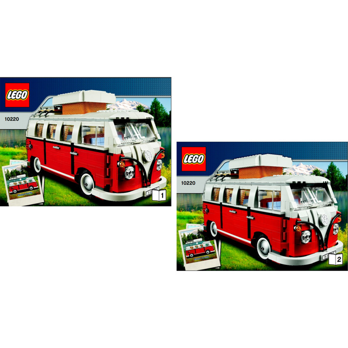 LEGO Volkswagen T1 Camper Van Set 10220 Instructions