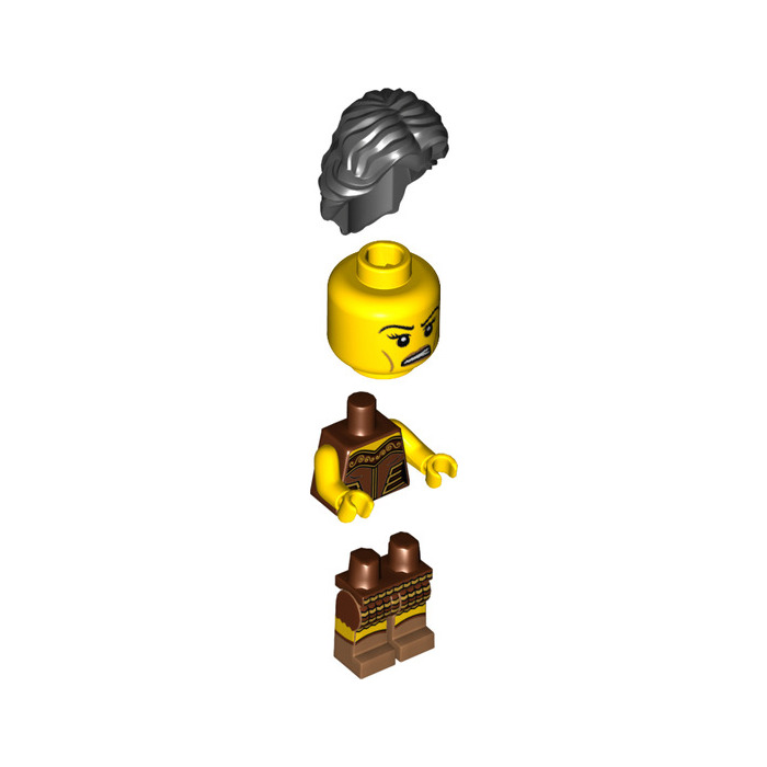 Figurine Minifig Minifigurine série 10 Warrior Woman sparciate femme NEUF Lego 