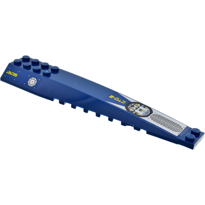 LEGO Wedge 4 x 16 Triple Curved with CTD-2 & Secret (Right) Sticker ...