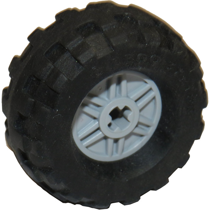 LEGO Roue Jante Ø18 x 14 avec Essieu Trou avec Pneu Balloon Large Ø37 x ...