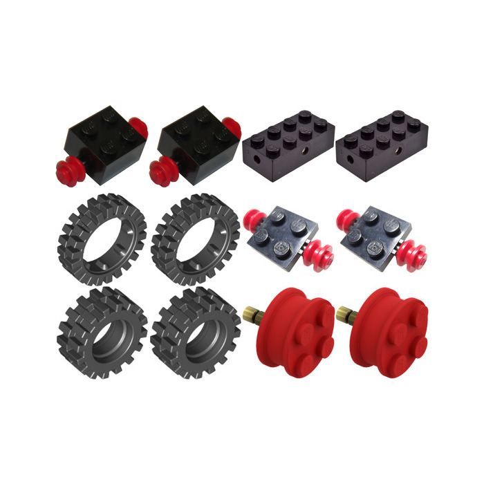 Supplemental 837-1 Wheels and Tires Parts Pack 1980 7049b,3483++ LEGO Sets