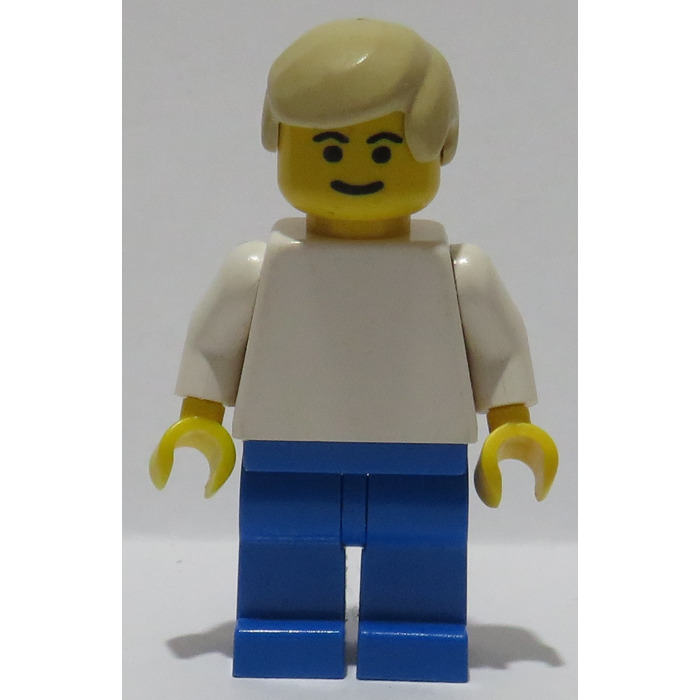 LEGO White And Blue Team Player 2 Minifigure Brick Owl LEGO White And Blue Team Player 2 Minifigure Brick Owl