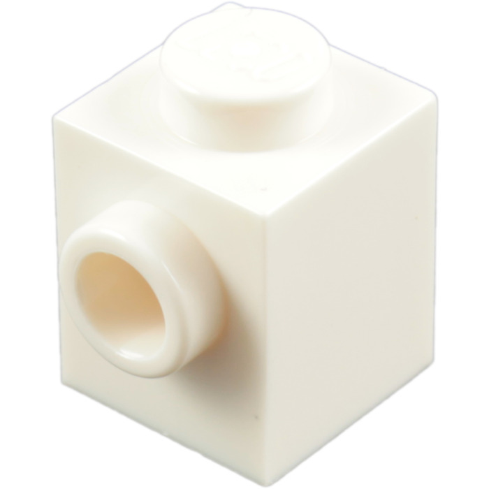 Modified 1 x 1 with Stud on 1 Side White 20 NEW LEGO Brick 