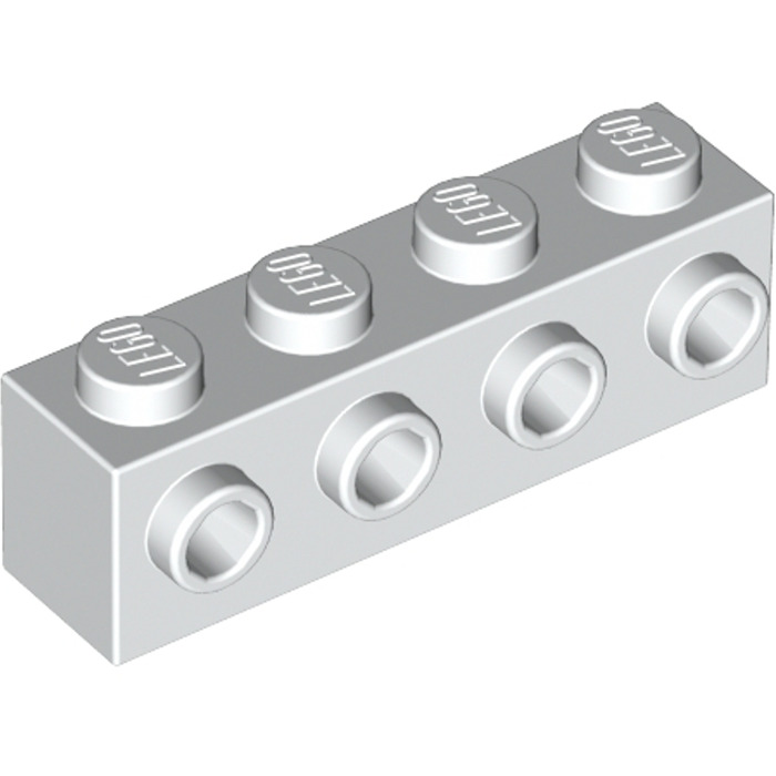 LEGO Parts NEW Pack of 5 Brick 1x4 with 4 Studs on 1 Side 30414 WHITE 
