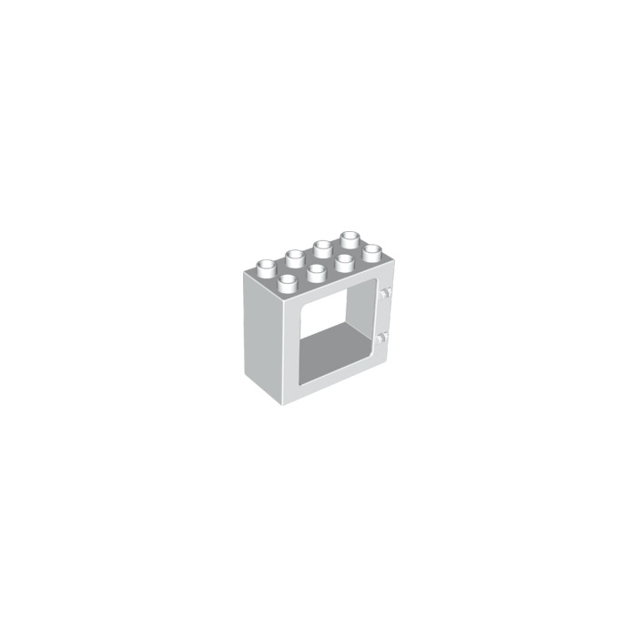Lego Duplo Item Door Frame w/ door teal/white 