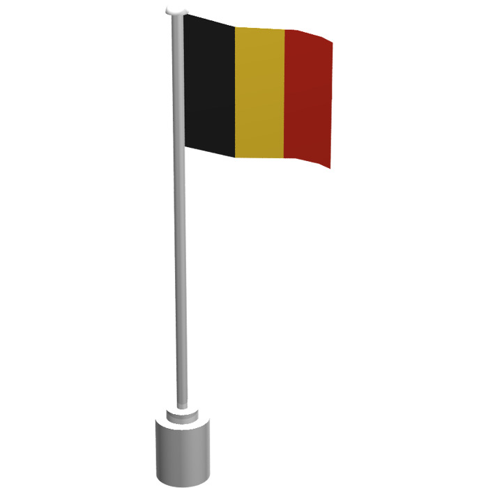 LEGO White Flag on Belgium without Bottom Lip | Brick Owl - LEGO