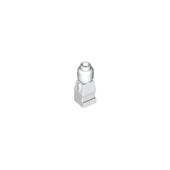 Lego Mikrofigur ohne Aufdruck in hellgrau light bluish gray Neu Microfig 85863 