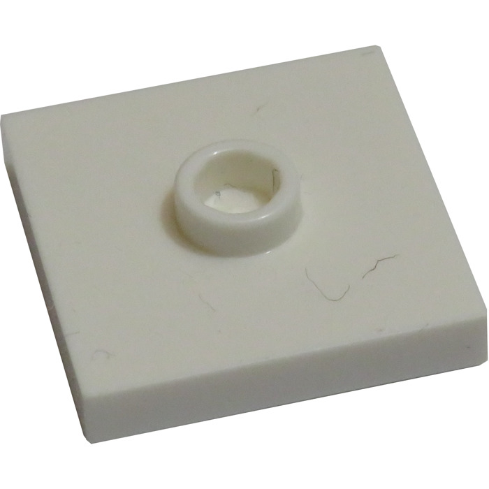 LEGO 87580 Konverterplatte 2 Stück Fliese mit Pin mittig  2x2 Weiß 74 