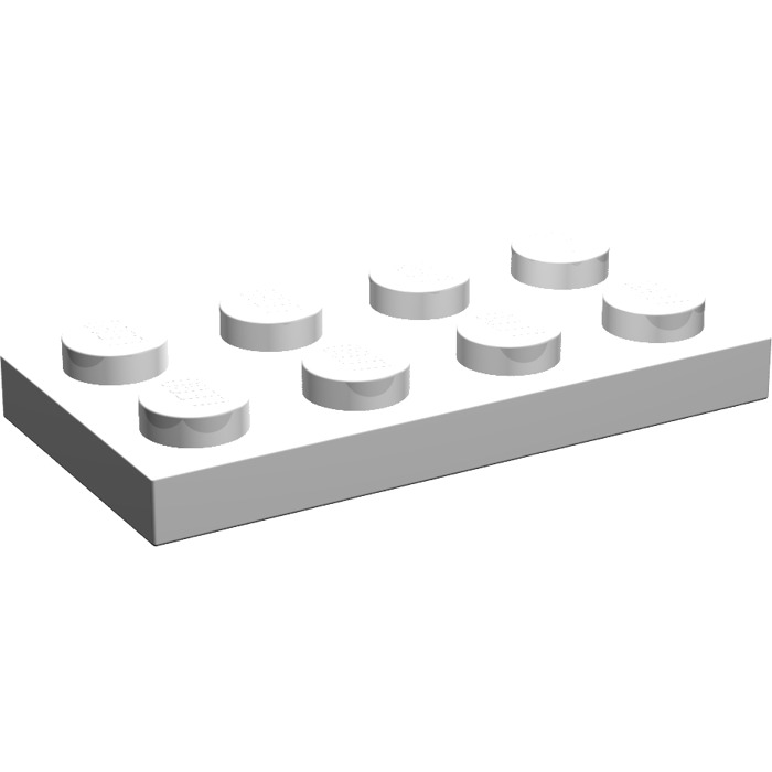 2 x 4 White Plate - 3020 weiß NEU / NEW Lego 4 x Platte 