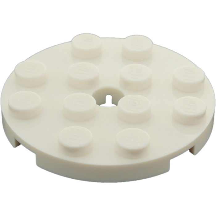 2 x LEGO® 60474 Basicsteine Platten 4x4 rund weiß neu. 