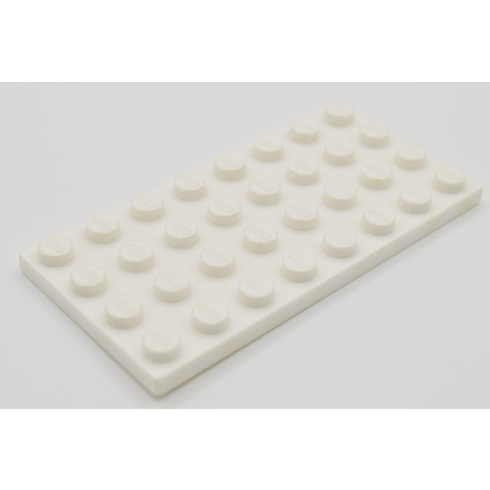 det er alt To grader miljø LEGO White Plate 4 x 8 with Waffle Underside | Brick Owl - LEGO Marketplace