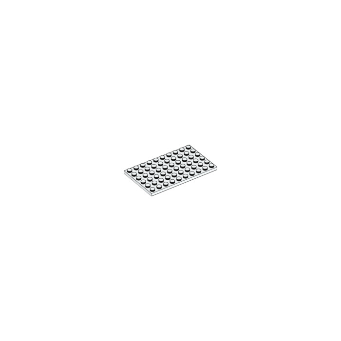3033 10x NEW LEGO Black Plate 6 x 10 House MOC Modular 