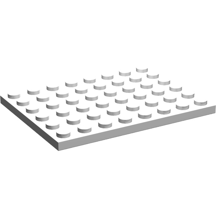 LEGO White Plate x 8 (3036) | Brick Owl - LEGO Marketplace