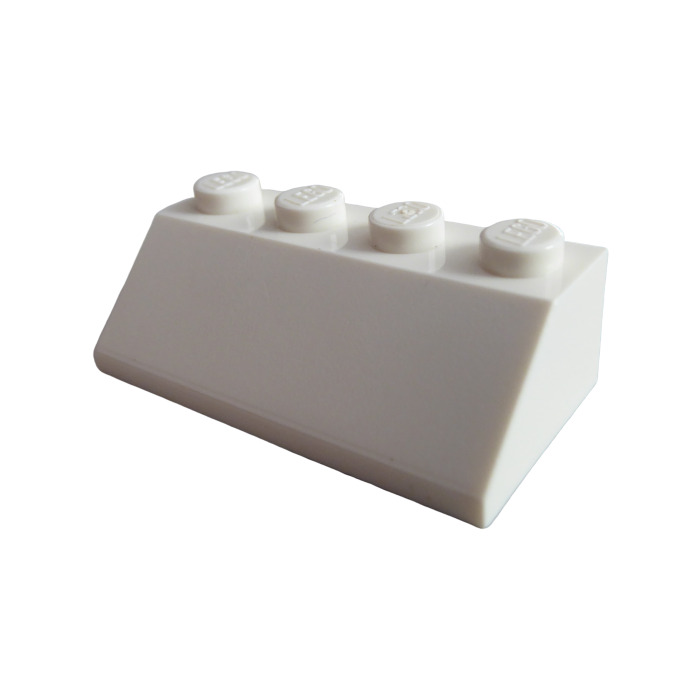 2x LEGO 3037 Inclinato 45 2x4 Bianco303701 