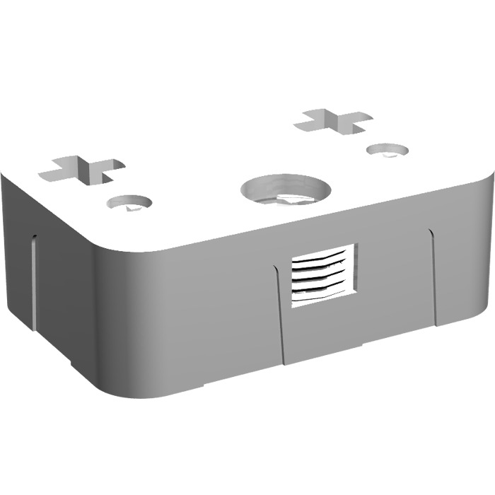 LEGO White Technic Axle Joiner Rectangular with Spring Brick Owl