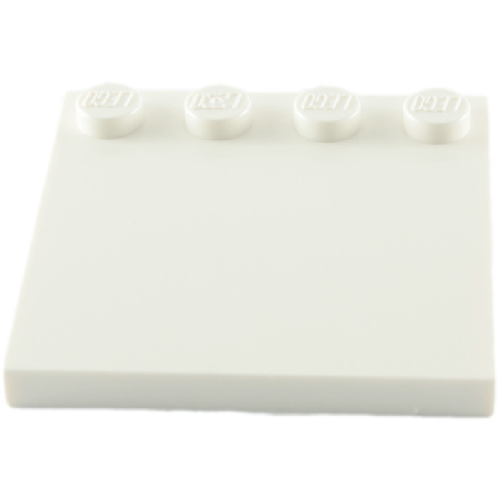 Lego 4x Fliese mit Randnoppen 4x4 Weiß White Tile 6179 Neuware New