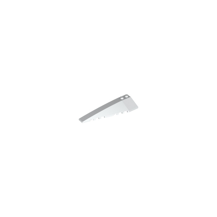 LEGO White Right & Left Curved Wedge 10x3 part 50955 & 50956 